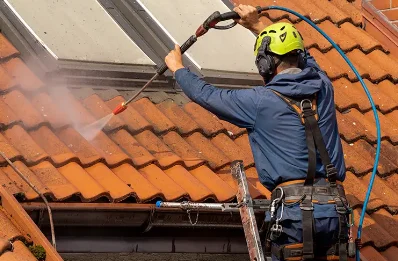 Démoussage et hydrofuge de toiture à Mantoche
